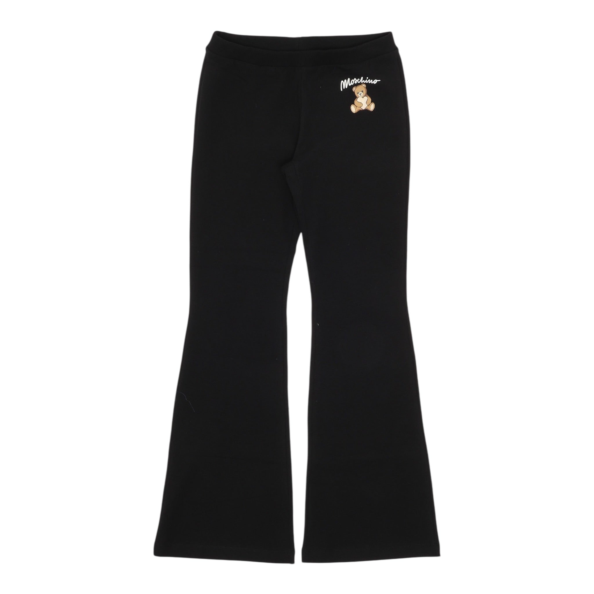 Moschino Pantalone tinta unita Modello Zampa Nero per Bambina HCP050X NERO MOSCHINO 