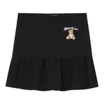 Moschino Gonna tinta unita con Logo Nero per Bambina HDJ03W NERO MOSCHINO 