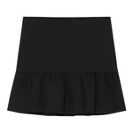 Moschino Gonna tinta unita con Logo Nero per Bambina HDJ03W NERO MOSCHINO 
