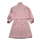 Moschino Completo 2 Pezzi Giacca-Gonna tinta unita Rosa per Bambina HDK03B ROSA MOSCHINO 
