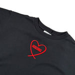 Moschino T-Shirt tinta unita con Stampa Nero per Bambina HDM078 NERO MOSCHINO 