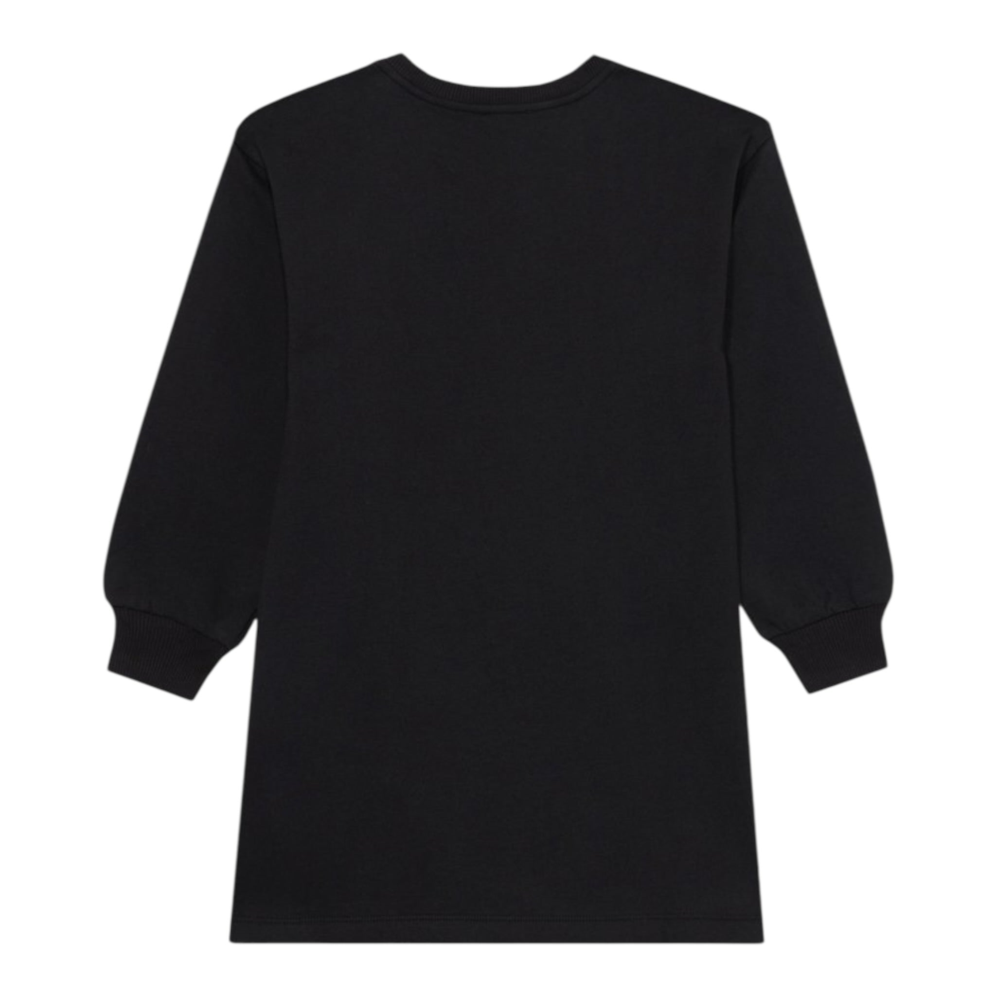 Moschino Abito Girocollo Manica Lunga tinta unita Nero per Bambina HDV0GYX NERO MOSCHINO 