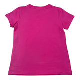 Moschino T-Shirt tinta unita con Stampa Magenta per Bambina HLM06K MAGENTA MOSCHINO 