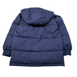Moschino Giubbino tinta unita con Cappuccio Blu per Bambino HMS05U BLU MOSCHINO 