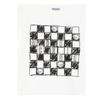 Moschino Felpa Chiusa Girocollo tinta unita con Stampa Bianco per Bambino HUF099 BIANCO MOSCHINO 