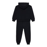 Moschino Completo 2 Pezzi Felpa-Pantalone tinta unita Nero per Bambino HUK04A NERO MOSCHINO 