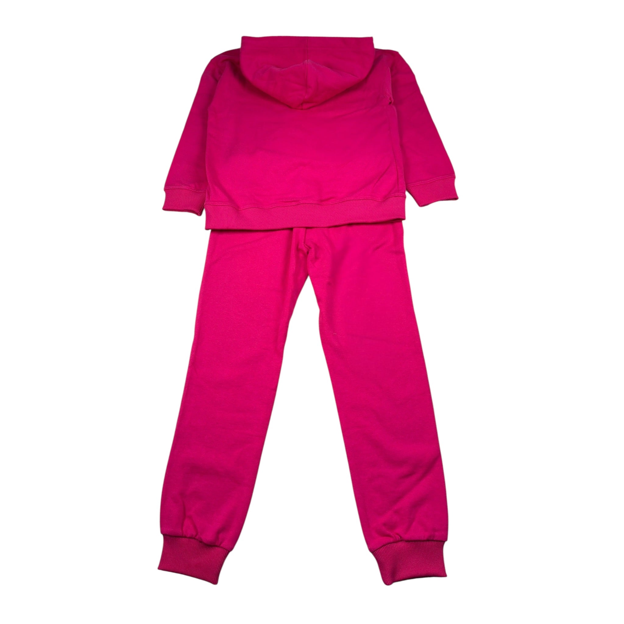 Moschino Completo 2 Pezzi Felpa-Pantalone tinta unita Fuxia per Bambina HUK04L FUXIA MOSCHINO 