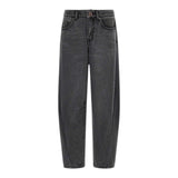 Moschino Jeans tinta unita con Elastico In Vita Nero per Bambino HUP08IX NERO MOSCHINO 