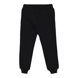 Moschino Pantalone Tuta Tinta Nita con Logo Nero per Bambino HUP08S NERO MOSCHINO 