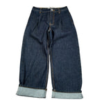 Moschino Jeans tinta unita con Girovita Regolabile Blu per Bambina HUP095 BLU MOSCHINO 
