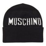Moschino Cappello tinta unita con Logo Nero per Bambino HUX02P NERO MOSCHINO 