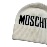 Moschino Cappello tinta unita con Logo Panna per Bambino HUX02P PANNA MOSCHINO 