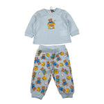 Moschino Completo 2Pz Shirt-Pantalone Azzurro per Neonato M5K02F AZZURRO MOSCHINO 