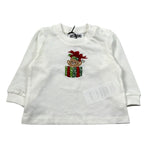 Moschino Shirt Girocollo tinta unita con Logo Bianco per Neonato M6K02F BIANCO MOSCHINO 