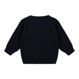 Moschino Maglia Girocollo tinta unita Blu per Neonato M6W00J BLU MOSCHINO 