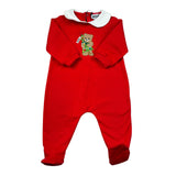 Moschino Tutina Manica Lunga tinta unita Rosso per Neonato M6Y037 ROSSO MOSCHINO 