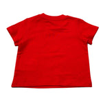 Moschino T-Shirt Girocollo tinta unita con Logo Rosso per Neonato M9M047 ROSSO MOSCHINO 
