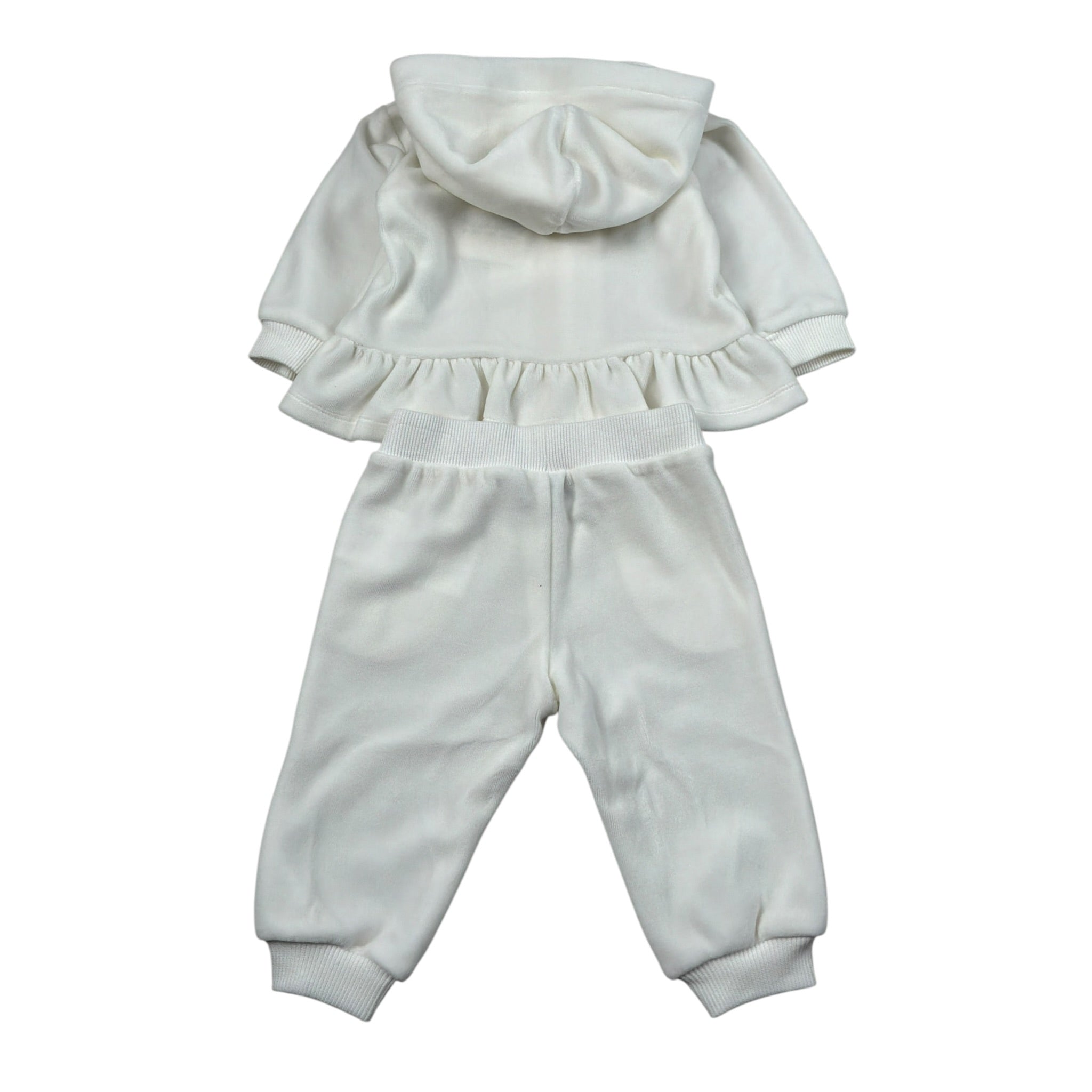Moschino Completo 2 Pezzi Felpa-Pantalone In Ciniglia Panna per Neonata MAK03B PANNA MOSCHINO 
