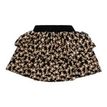 Moschino Gonna tinta unita con Stampe Orsi Nero per Bambina MDJ01NJXXX NERO MOSCHINO 