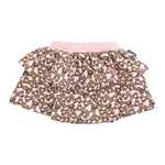 Moschino Gonna tinta unita con Stampe Orsi Rosa per Neonata MDJ01N ROSA MOSCHINO 