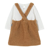 Moschino Completo 2 Pezzi Shirt-Abito Cammello per Neonata MDK037 CAMMELLO MOSCHINO 