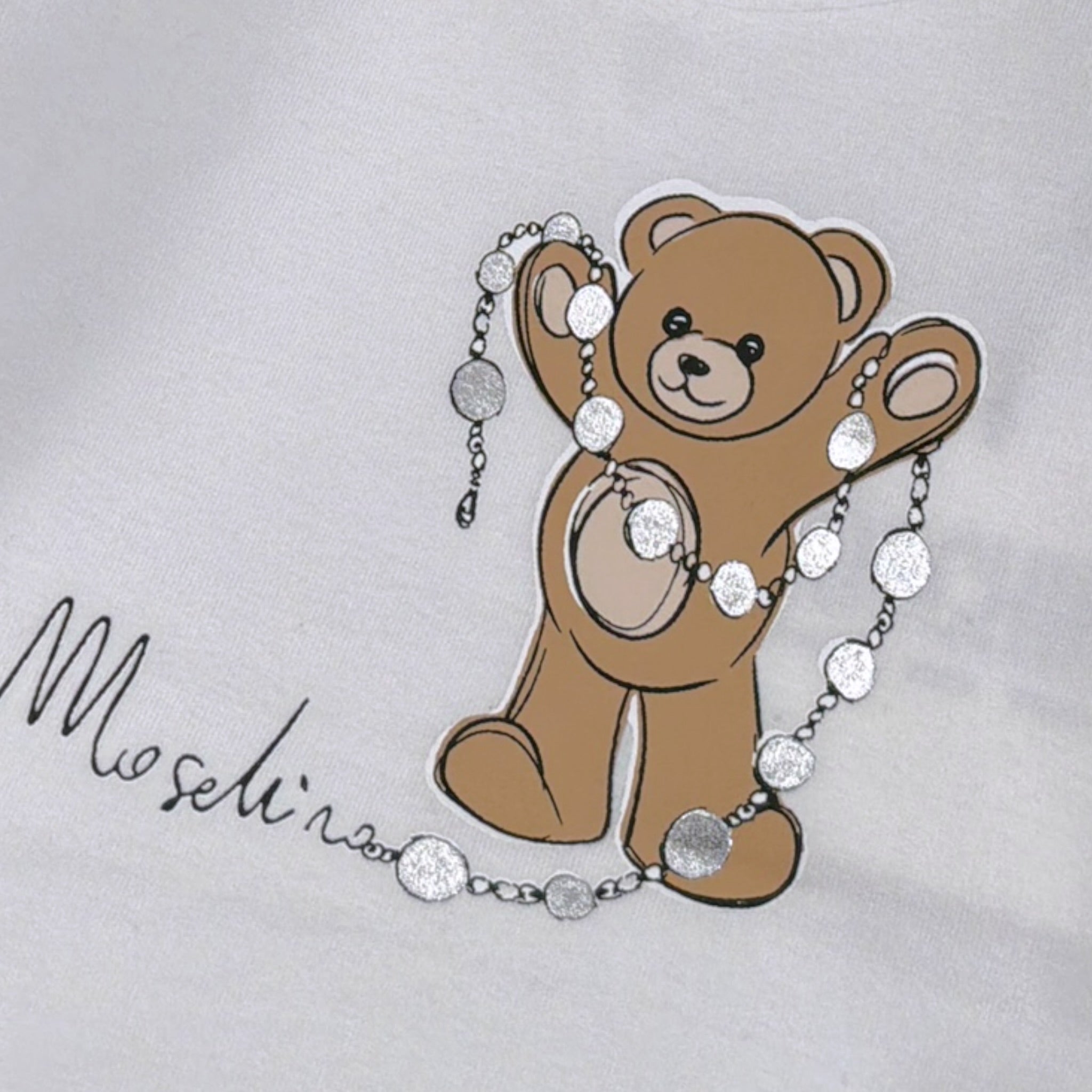 Moschino Completo 2Pz Shirt-Gonna Bianco/Rosa per Neonata MDK03L BIANCO/ROSA MOSCHINO 