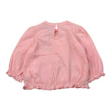 Moschino Shirt tinta unita con Stampa Rosa per Neonata MDO00W ROSA MOSCHINO 