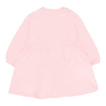Moschino Abito Manica Lunga tinta unita con Stampa Rosa per Neonata MDV0CU ROSA MOSCHINO 