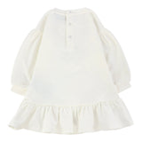 Moschino Abito Girocollo tinta unita Bianco per Neonata MDV0CW BIANCO MOSCHINO 