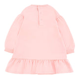 Moschino Abito Girocollo tinta unita Rosa per Neonata MDV0CWX ROSA MOSCHINO 