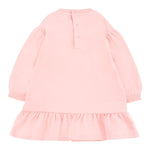 Moschino Abito Girocollo tinta unita Rosa per Neonata MDV0CWXXX ROSA MOSCHINO 
