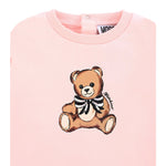 Moschino Abito Girocollo tinta unita Rosa per Neonata MDV0CWXXX ROSA MOSCHINO 