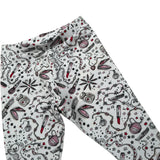 Moschino Leggins tinta unita con Stampa Bianco per Neonata MLP032 BIANCO MOSCHINO 