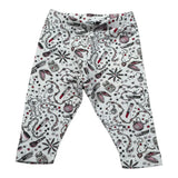 Moschino Leggins tinta unita con Stampa Bianco per Neonata MLP032 BIANCO MOSCHINO 
