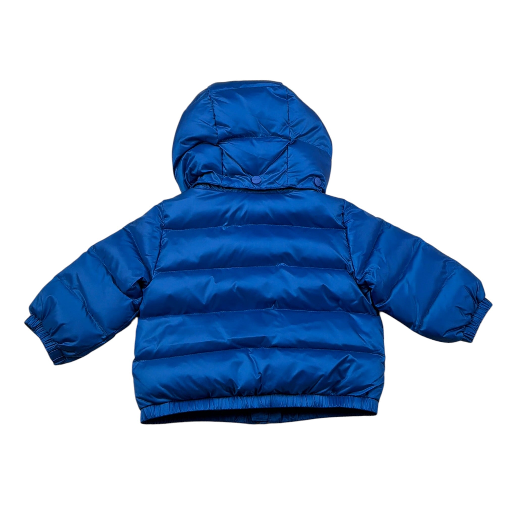 Moschino Giubbino tinta unita con Cappuccio Blu per Neonato MMS02F BLU MOSCHINO 