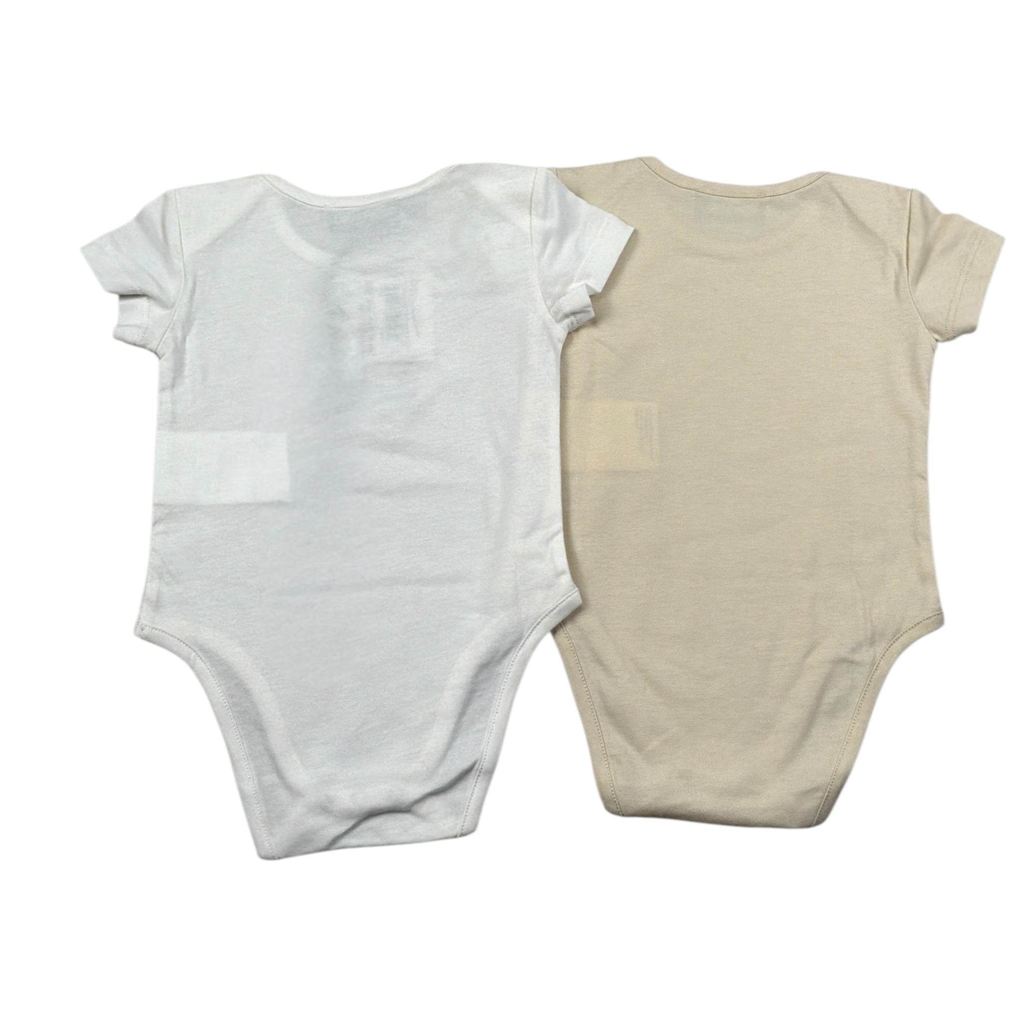 Moschino Set Body Mezza Manica Bicolore Bianco/Beige per Neonato MNY08D BIANCO/BEIGE MOSCHINO 