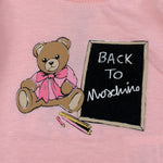Moschino Shirt tinta unita con Stampa Rosa per Neonata MQO014F ROSA MOSCHINO 