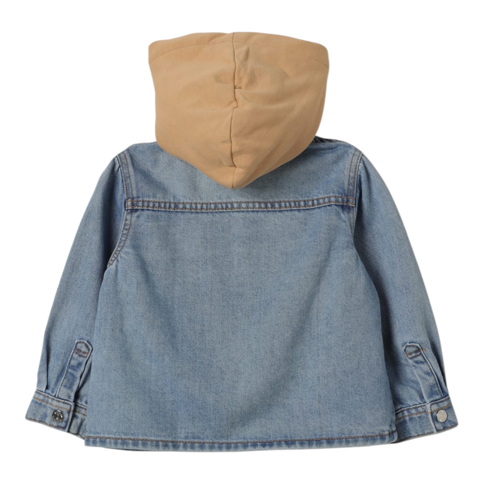 Moschino Giubbino In Denim con Cappuccio Azzurro per Bambino MUA009 AZZURRO MOSCHINO 