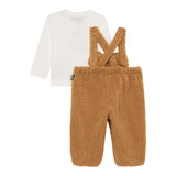 Moschino Completo 2 Pezzi Shirt-Salopette Biscotto per Neonato MUK058 BISCOTTO MOSCHINO 