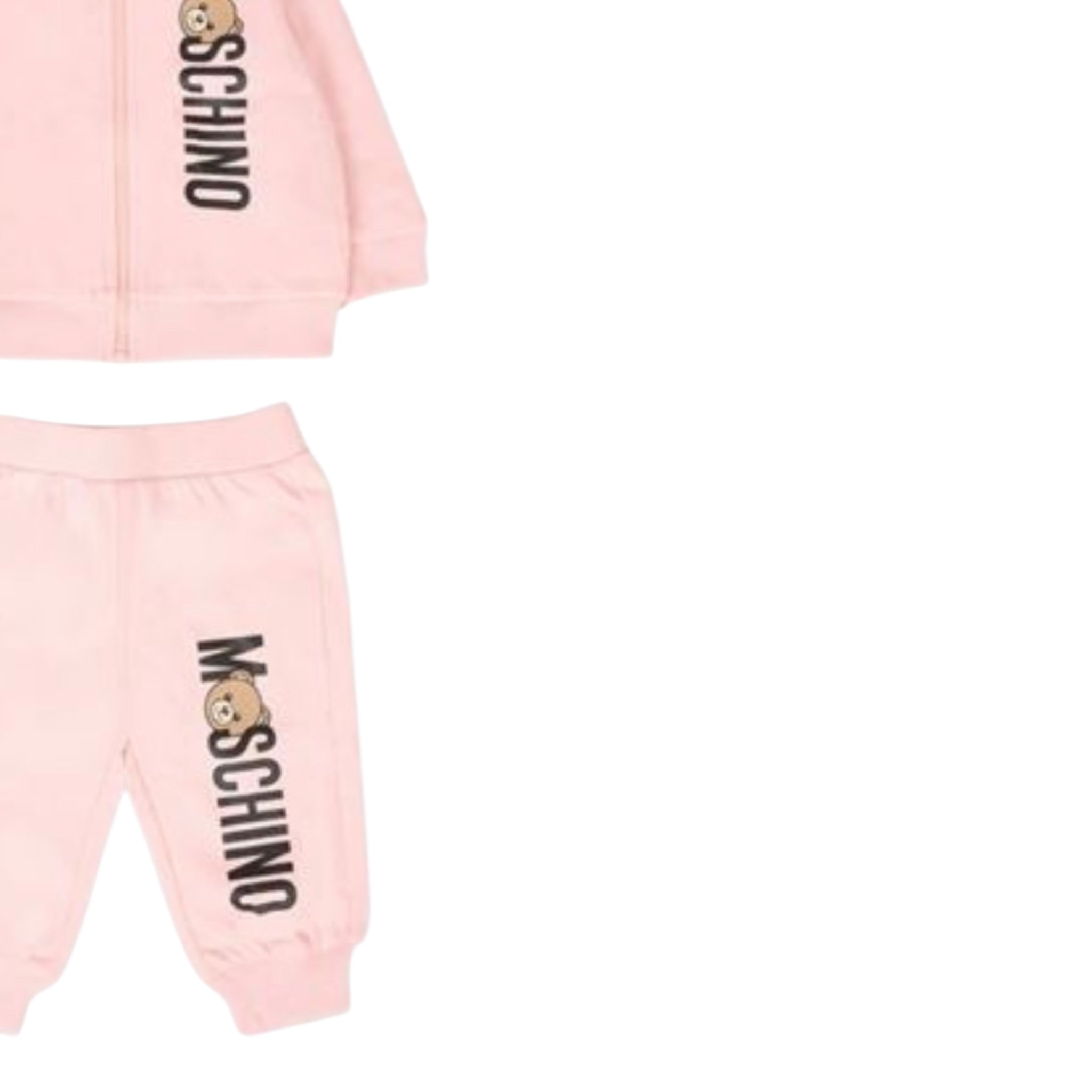 Moschino Completo 2Pz Felpa-Pantalone Rosa per Bambina MUK05DJ ROSA MOSCHINO 