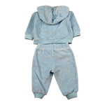 Moschino Completo 2Pz Felpa-Pantalone In Ciniglia Azzurro per Neonato MUK05R AZZURRO MOSCHINO 