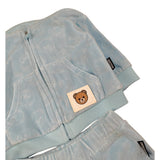 Moschino Completo 2Pz Felpa-Pantalone In Ciniglia Azzurro per Neonato MUK05R AZZURRO MOSCHINO 