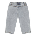 Moschino Jeans tinta unita con Elastico In Vita Azzurro per Neonato MUP05A AZZURRO MOSCHINO 