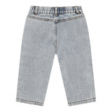 Moschino Jeans tinta unita con Elastico In Vita Azzurro per Neonato MUP05A AZZURRO MOSCHINO 