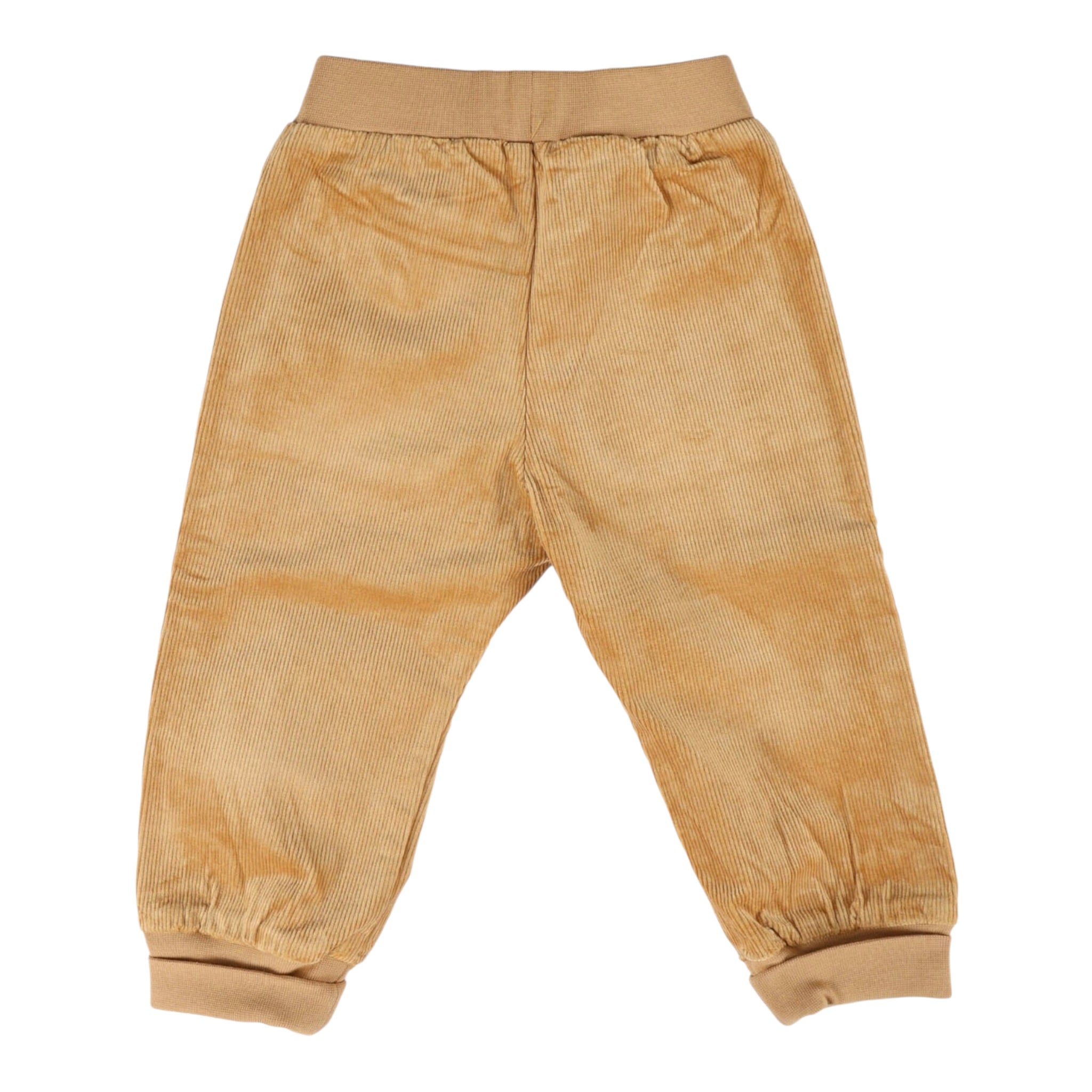 Moschino Pantalone tinta unita In Velluto Cammello per Bambino MUP05IJX CAMMELLO MOSCHINO 