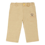 Moschino Pantalone tinta unita con Tasche Beige per Bambino MUP05L BEIGE MOSCHINO 