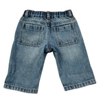 Moschino Jeans tinta unita con Elastico In Vita Azzurro per Neonato MUP05Z AZZURRO MOSCHINO 