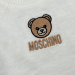 Moschino Shirt tinta unita con Stampa Bianco per Neonata MWO014 BIANCO MOSCHINO 