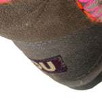 Mou Stivali Tint Unita con Profili In Contrasto Grigio per Bambina MUFK101041A GRIGIO MOU 