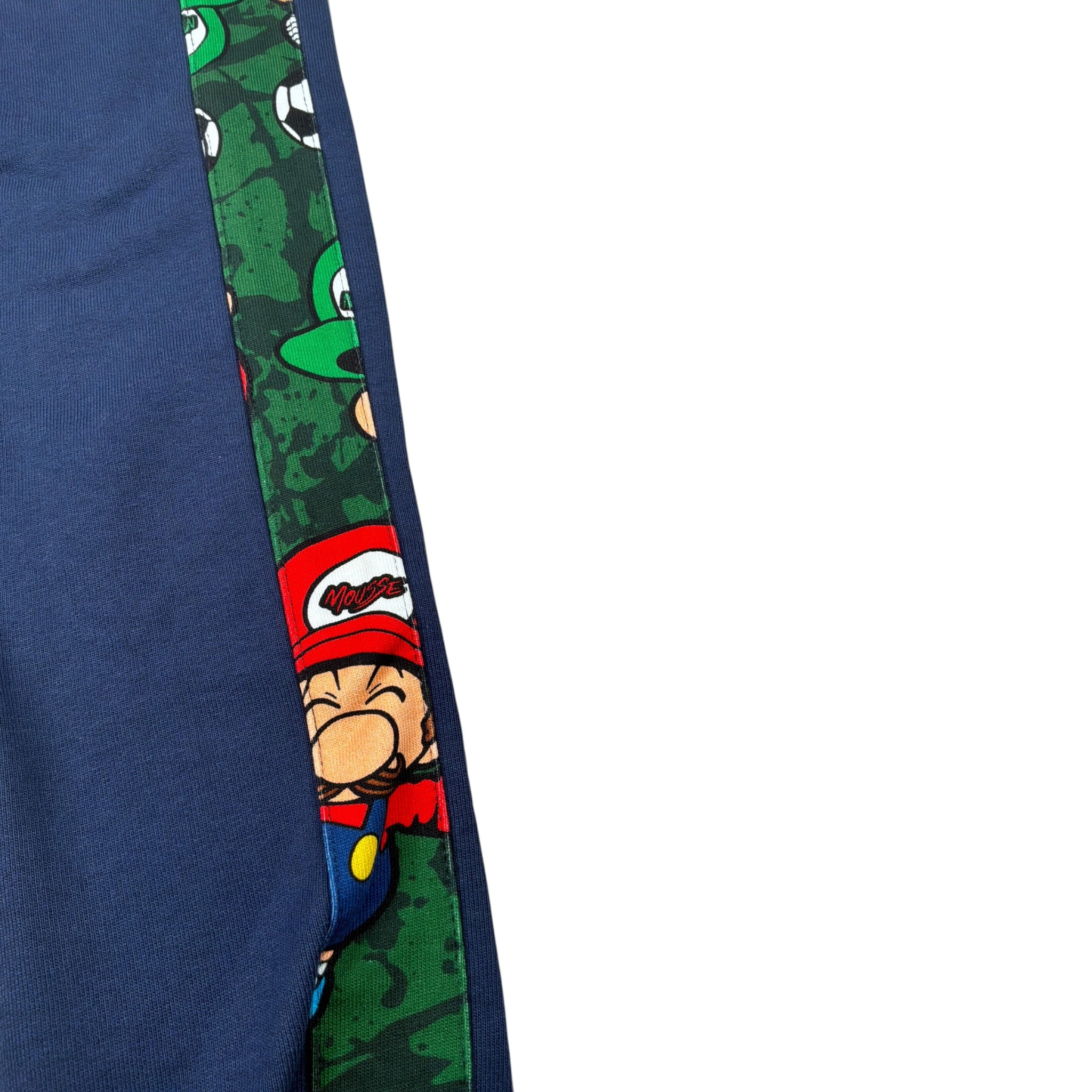 Mousse Pantalone tinta unita con Logo Blu per Bambino BROSO BLU MOUSSE 